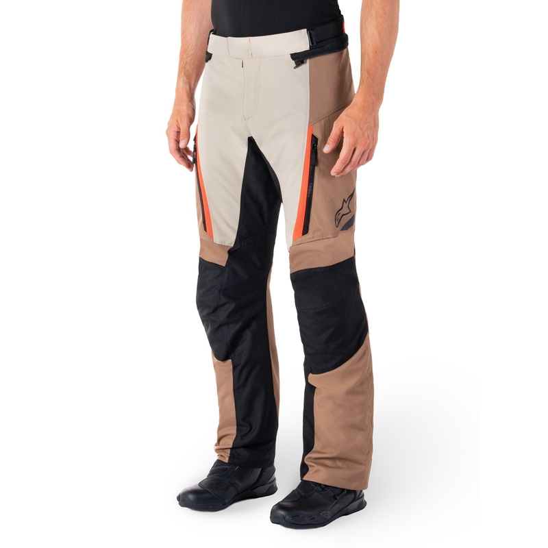 Alpinestars ST-1 Αδιάβροχο παντελόνι μοτοσικλέτας χακί-μαύρο-μαύρο-φλούο κόκκινο