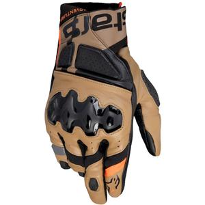 Alpinestars Belize 3 Drystar Μαύρα και καφέ γάντια μοτοσικλέτας