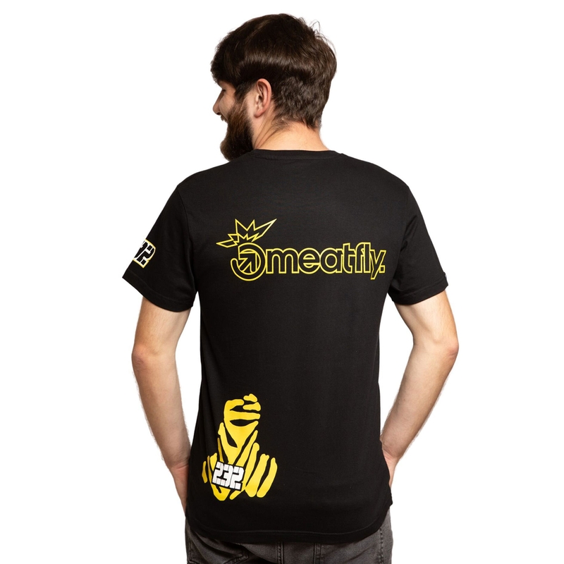 T-shirt Meatfly Big Shock Dakar μαύρο