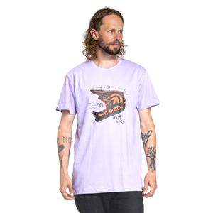 T-shirt Meatfly Fullface μοβ