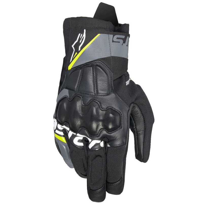 Alpinestars Corozal 3 Drystar Γάντια μοτοσικλέτας Μαύρο-Γκρι-Κίτρινο Φλούο