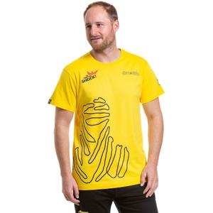 T-shirt Meatfly Big Shock Dakar κίτρινο