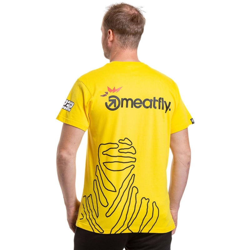 T-shirt Meatfly Big Shock Dakar κίτρινο