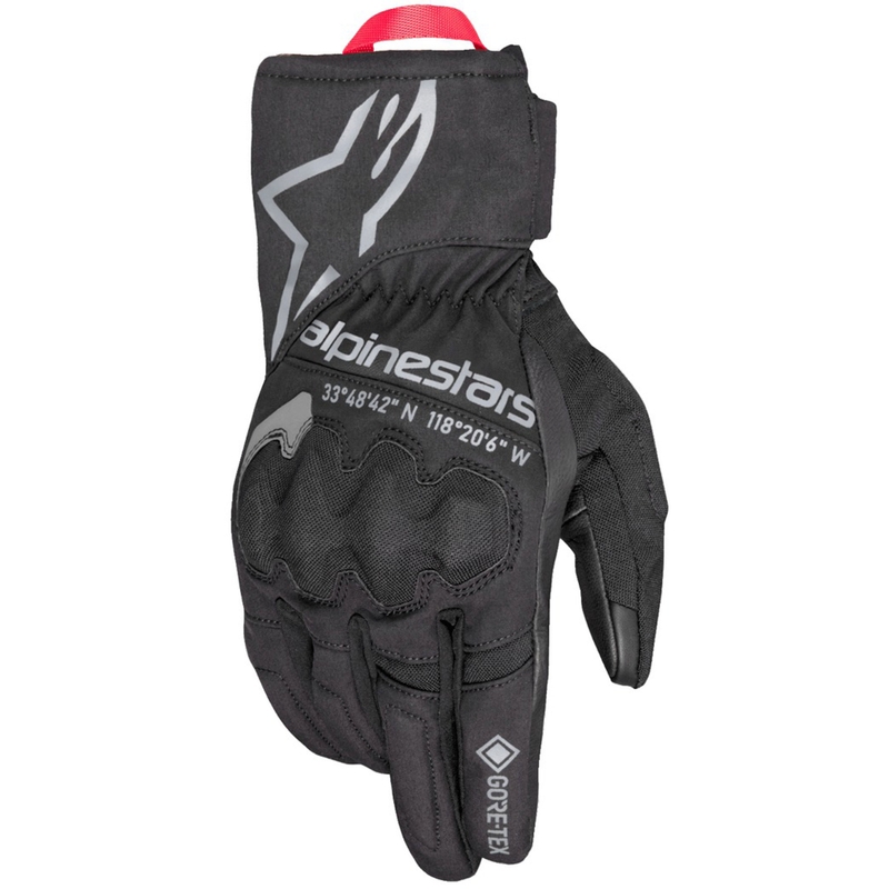 Alpinestars Crestone Gore-Tex Μαύρα γάντια μοτοσικλέτας