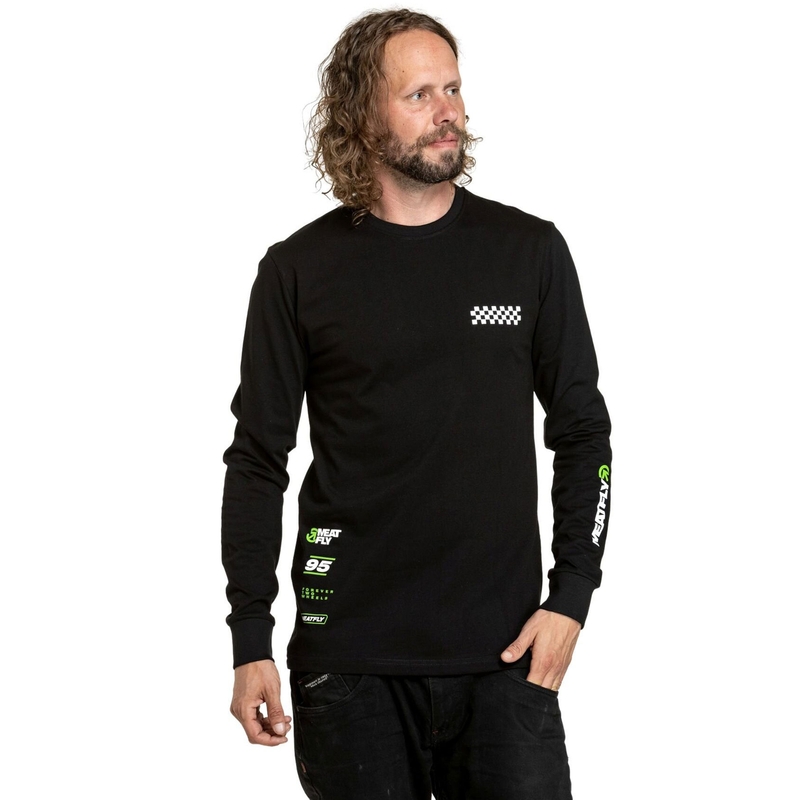 Μακρυμάνικο T-shirt Meatfly Appex μαύρο