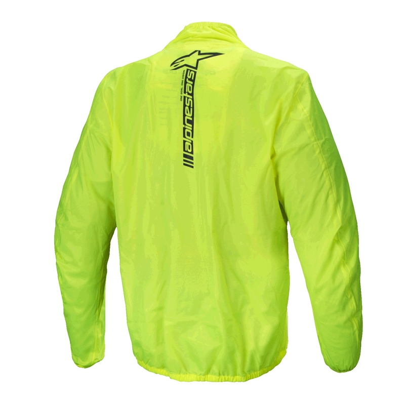 Αδιάβροχο μπουφάν Alpinestars Hurricane Rain 2 κίτρινο φλούο