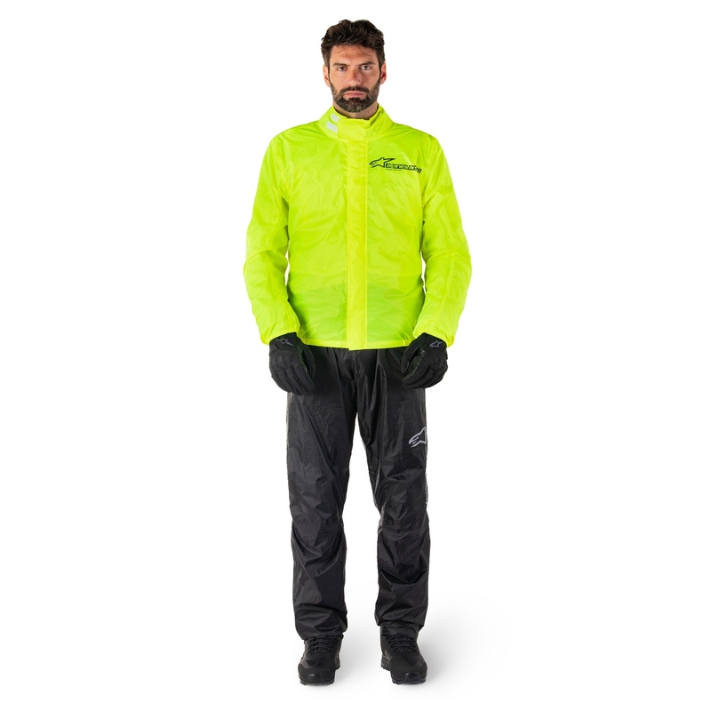 Αδιάβροχο μπουφάν Alpinestars Hurricane Rain 2 κίτρινο φλούο