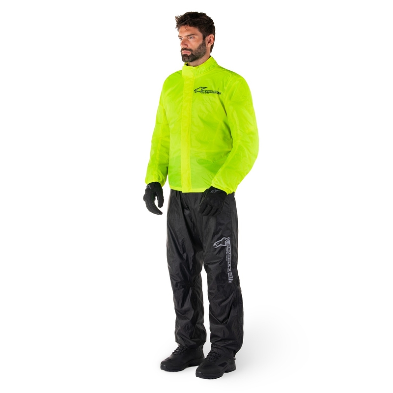 Αδιάβροχο μπουφάν Alpinestars Hurricane Rain 2 κίτρινο φλούο