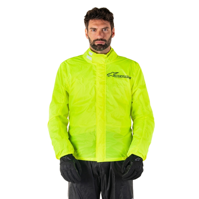 Αδιάβροχο μπουφάν Alpinestars Hurricane Rain 2 κίτρινο φλούο
