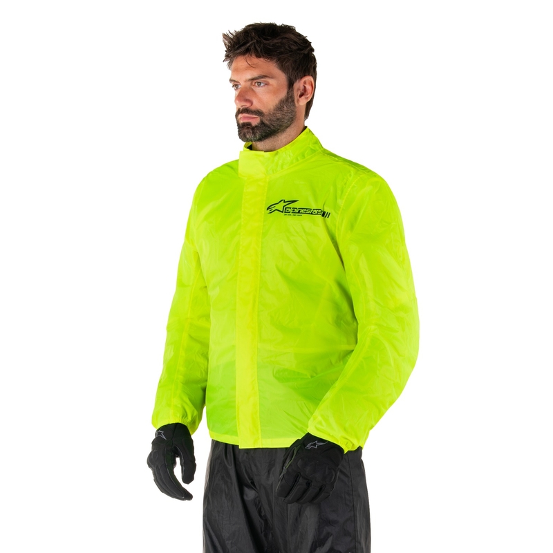 Αδιάβροχο μπουφάν Alpinestars Hurricane Rain 2 κίτρινο φλούο