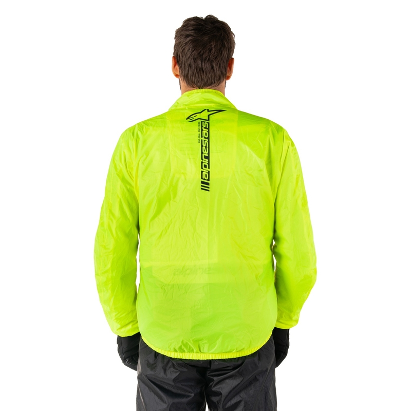 Αδιάβροχο μπουφάν Alpinestars Hurricane Rain 2 κίτρινο φλούο
