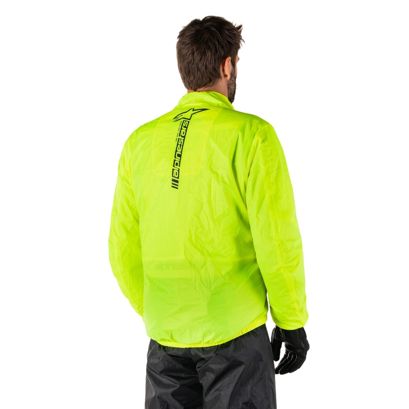 Αδιάβροχο μπουφάν Alpinestars Hurricane Rain 2 κίτρινο φλούο