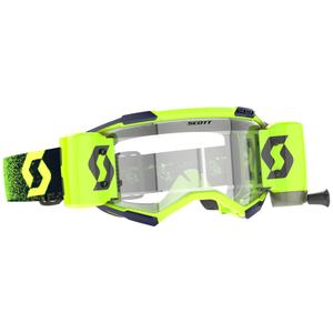 Γυαλιά motocross SCOTT Fury WFS fluo πράσινο-κίτρινο με διαφανές plexi