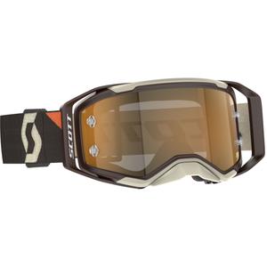 Γυαλιά motocross SCOTT Prospect 2.0 AMP σκούρο καφέ-μπεζ με χρυσό plexi