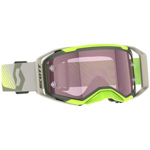 Γυαλιά motocross SCOTT Prospect 2.0 AMP χακί-κίτρινο με ροζ plexi