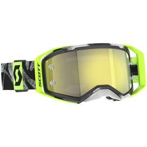 Γυαλιά motocross SCOTT Prospect 2.0 μαύρο-φλούο κίτρινο με κίτρινο καθρέφτη φακό