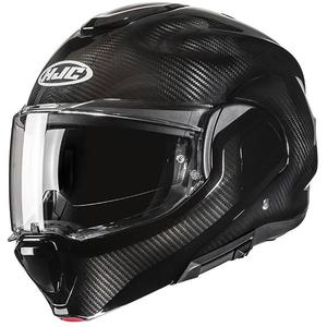 HJC F100 Carbon Black Πτυσσόμενο κράνος μοτοσικλέτας