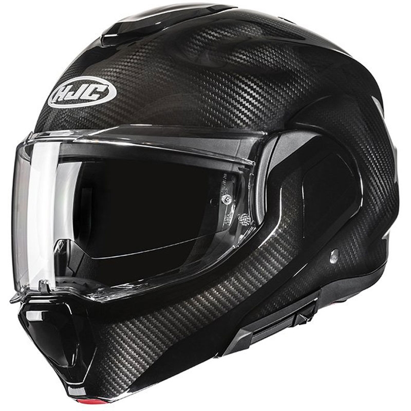 HJC F100 Carbon Black Πτυσσόμενο κράνος μοτοσικλέτας