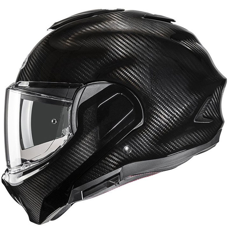HJC F100 Carbon Black Πτυσσόμενο κράνος μοτοσικλέτας