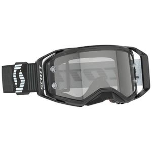 Γυαλιά motocross SCOTT Prospect 2.0 LS μαύρο και λευκό με φωτοευαίσθητο πλεξιγκλάι