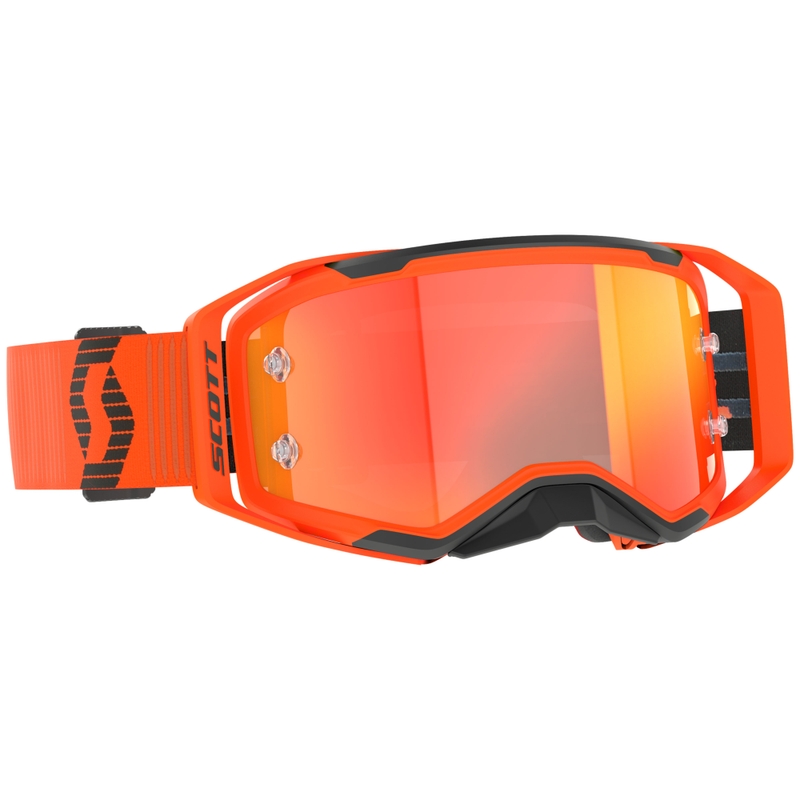Γυαλιά motocross SCOTT Prospect 2.0 πορτοκαλί-μαύρο με πορτοκαλί καθρέφτη plexi