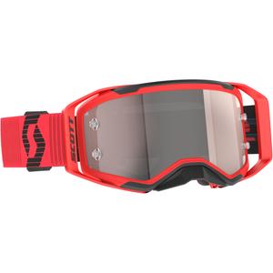 Γυαλιά motocross SCOTT Prospect 2.0 κόκκινο-μαύρο με ασημί plexi