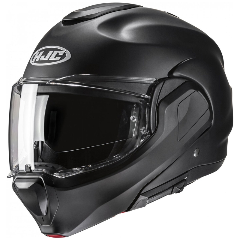 HJC F100 Solid Semi Flat Black Flip-Over κράνος μοτοσικλέτας