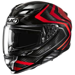 HJC F71 Carbon Nevio MC1 κράνος μοτοσικλέτας μαύρο και κόκκινο