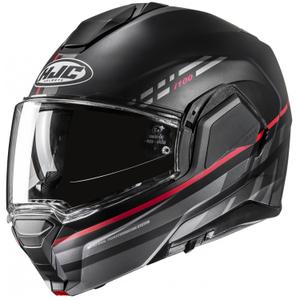 HJC i100 Sysma MC1SF γκρι-μαύρο αναδιπλούμενο κράνος μοτοσικλέτας