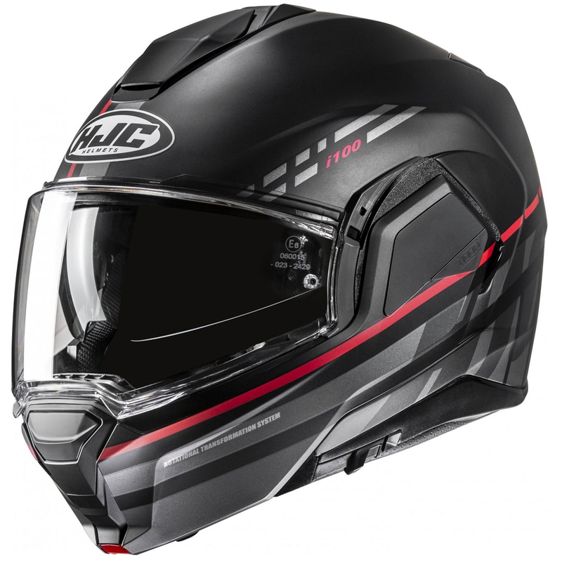 HJC i100 Sysma MC1SF γκρι-μαύρο αναδιπλούμενο κράνος μοτοσικλέτας