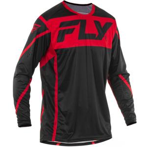 Motocross φανέλα FLY Racing Lite μαύρο-κόκκινο