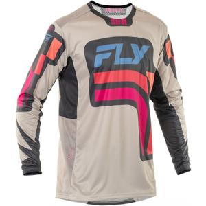 Φανέλα Motocross FLY Racing Lite Vice γκρι-ροζ
