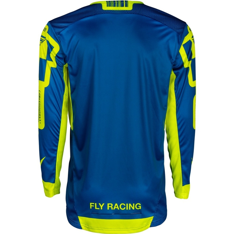 Φανέλα Motocross FLY Racing Lite Lancer μπλε-κίτρινο φλούο