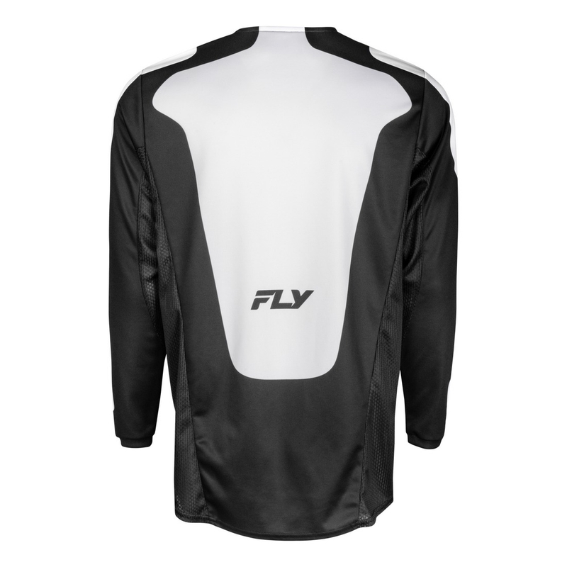 Motocross φανέλα FLY Racing Kinetic Sym μαύρο και άσπρο