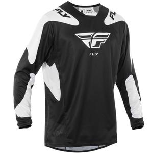 Motocross φανέλα FLY Racing Kinetic Sym μαύρο και άσπρο