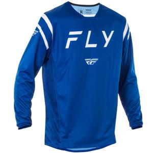 Φανέλα Motocross FLY Racing Kinetic Centre μπλε και λευκό