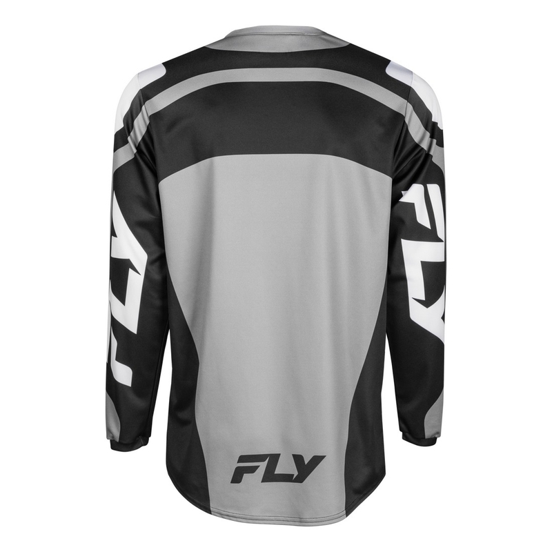 Φανέλα Motocross FLY Racing F-16 γκρι-μαύρο-λευκό