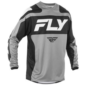 Φανέλα Motocross FLY Racing F-16 γκρι-μαύρο-λευκό