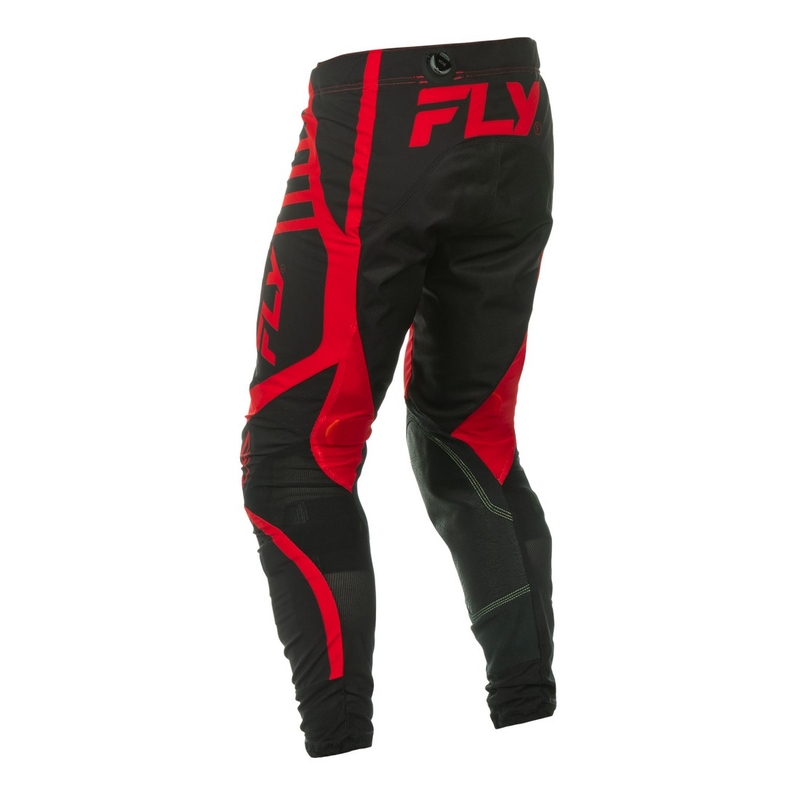 Παντελόνι Motocross FLY Racing Lite μαύρο-κόκκινο
