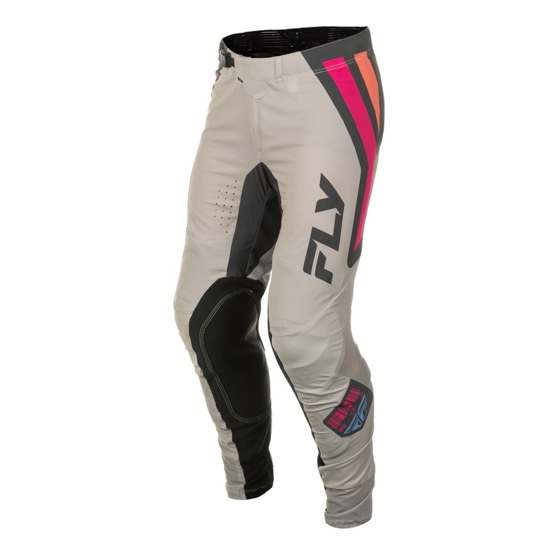 Παντελόνι Motocross FLY Racing Lite Vice γκρι-ροζ