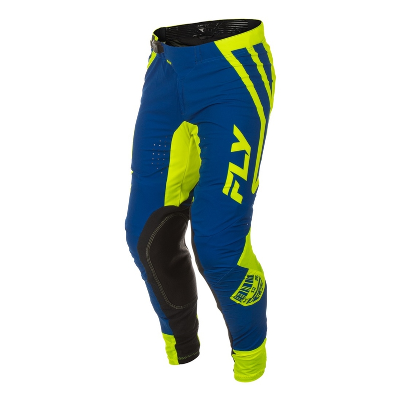 Παντελόνι Motocross FLY Racing Lite Lancer μπλε-fluo κίτρινο