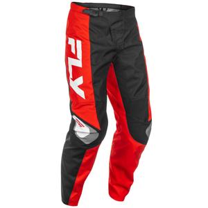 Παντελόνι Motocross FLY Racing F-16 μαύρο-κόκκινο-λευκό