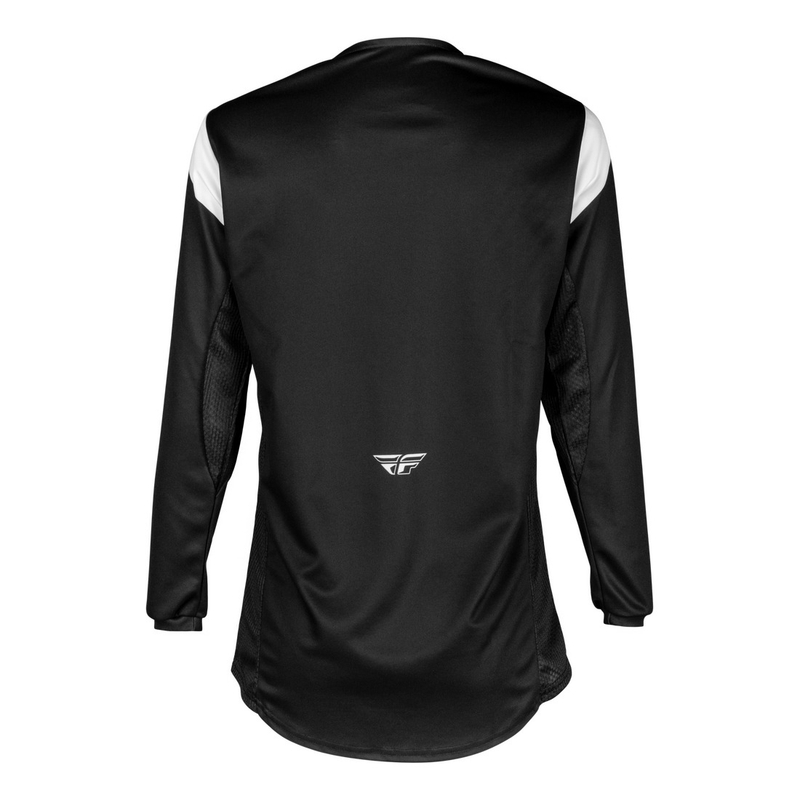 Παιδική φανέλα motocross FLY Racing Kinetic Stoke μαύρο και άσπρο