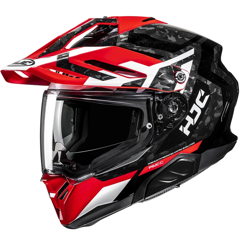 Κράνος μοτοσικλέτας Enduro HJC RPHA 60 Dakar MC1 μαύρο-κόκκινο