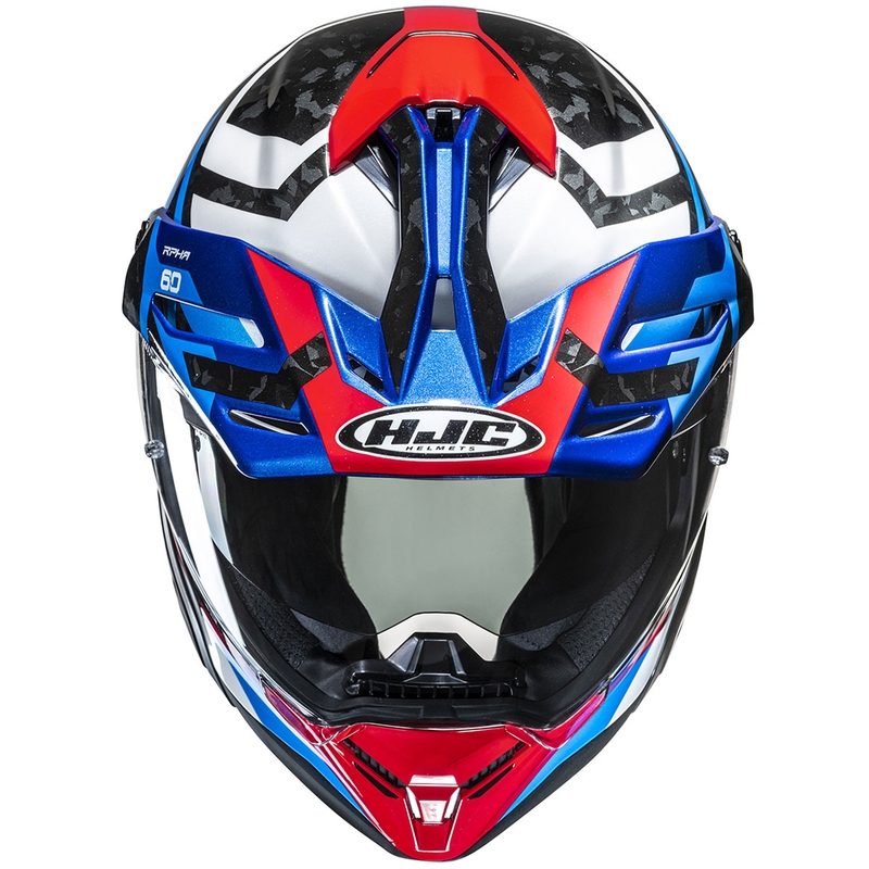 Enduro κράνος μοτοσικλέτας HJC RPHA 60 Dakar MC21 μπλε-μαύρο-λευκό