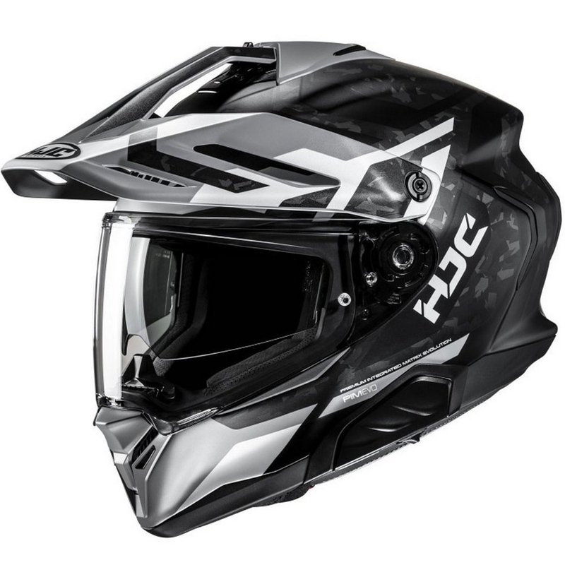 Enduro κράνος μοτοσικλέτας HJC RPHA 60 Dakar MC5SF μαύρο-γκρι-λευκό