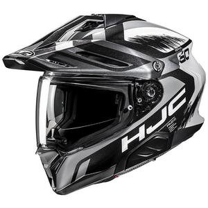 Κράνος μοτοσικλέτας Enduro HJC RPHA 60 Quid MC5 γκρι-μαύρο-λευκό