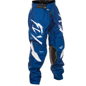 Παιδικό παντελόνι motocross FLY Racing Kinetic Stoke μπλε και λευκό
