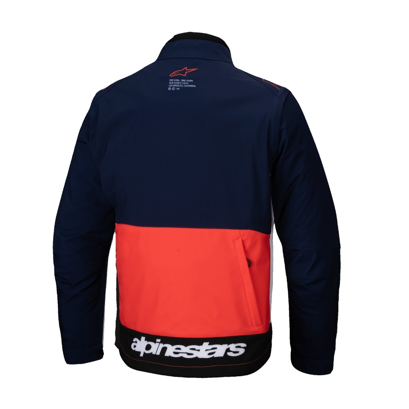 Alpinestars Lite Dura Softshell μπουφάν μπλε-πορτοκαλί-λευκό