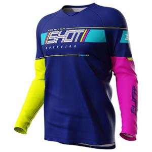 Παιδική φανέλα motocross Shot Indy μπλε προσφορά